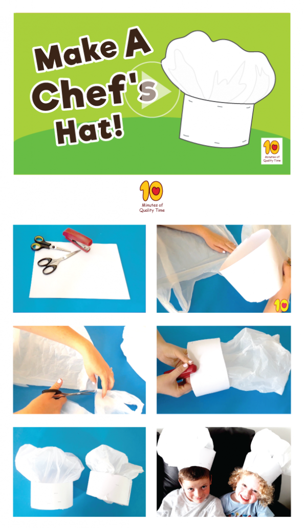 COMO HACER UN GORRO DE CHEF  Chef hats for kids, Hat patterns to sew,  Chefs hat