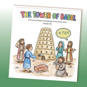26 Genesis Bible Stories Cut, Paste & Color Activity Pack